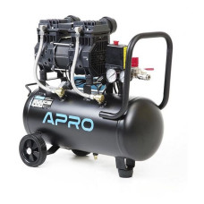 Компресор двоциліндровий безмасляний Apro 850171 1.5кВт 240л/хв 8бар 24л Компресор двоциліндровий безмасляний Apro 850171 1.5кВт 240л/хв 8бар 24л