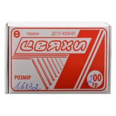 Цвях 1.6х32 200г