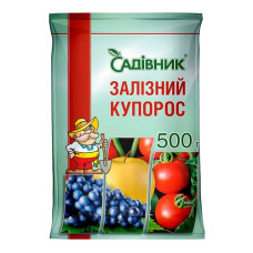 Залізний купорос Садівник ЗЗР антисептик 500г Залізний купорос Садівник ЗЗР антисептик 500г