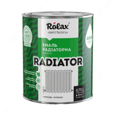 Емаль акрилова Ролакс Radiator для радіаторів опалення 0.8л біла Емаль акрилова Ролакс Radiator для радіаторів опалення 0.8л біла