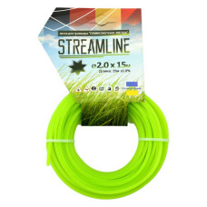 Волосінь для тримера Streamline 2.0мм 15метрів зірка семикутна Волосінь для тримера Streamline 2.0мм 15метрів зірка семикутна