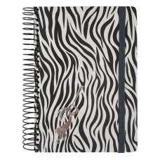 Блокнот Skill Zebra СБВ-7 на гумці А6 105х148мм спіраль 120 аркушів чорно-білий Блокнот Skill Zebra СБВ-7 на гумці А6 105х148мм спіраль 120 аркушів чорно-білий