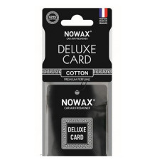Автомобільний ароматизатор повітря Nowax NX07734 Delux Card Cotton Автомобільний ароматизатор повітря Nowax NX07734 Delux Card Cotton