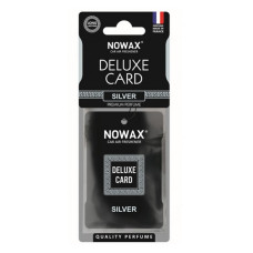 Автомобільний ароматизатор повітря Nowax NX07732 Delux Card Silver Автомобільний ароматизатор повітря Nowax NX07732 Delux Card Silver