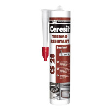 Герметик термостійкий Ceresit CS28 280мл Герметик термостійкий Ceresit CS28 280мл