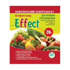 Біофунгіцид універсальний Effect від бактерій і грибкових захворювань 20г Біофунгіцид універсальний Effect від бактерій і грибкових захворювань 20г